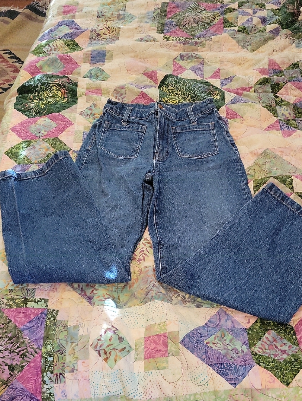 Madewell Women's Straight-Leg Denim Jeans in Blue Wash